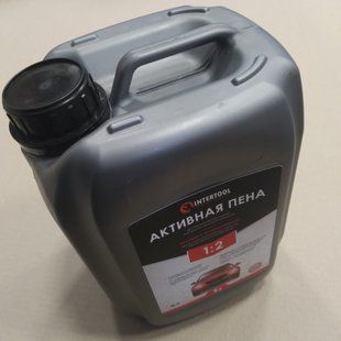 Піна активна 5 л, готова до застосування або 1:2, для безконтактного миття апаратом високого тиску INTERTOOL FS-9005 фото