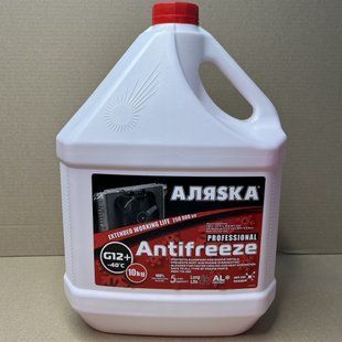 Жидкость анти-замерзающая Аляsка Антифриз -40 красный, 10л. 5528 5528 фото