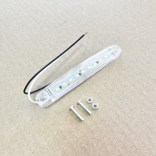 Ліхтар габаритний 24V LED білий (9 діодів, 1 ряд) (TEMPEST) TP02-57-053 TP02-57-053 фото