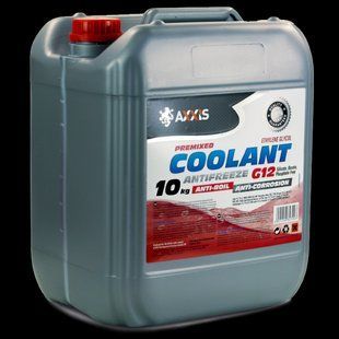 Антифриз RED G12 Сoolant (красный) (Канистра 10 кг). AX-2003 AX-2003 фото