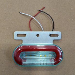 Ліхтар габаритний (червоний) LED 24 V з підсвіткою борту (TEMPEST) TP 97-27-86 TP 97-27-86 фото