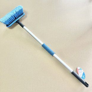 Щітка для миття автомобілів телескопічна 78-130 см (шир., щітки 22 см) 12 Atelie. 052394 52394 фото