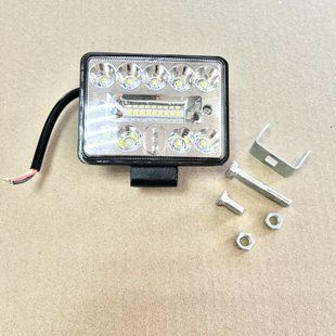Фара прямоугольная 18Led chip 3030 9-80V IP67, фара ближний + дальний свет, автомобильное освещение DTL-2091 DTL-2091 фото