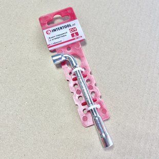 Ключ торцевий з отвором L-подібний 14 мм INTERTOOL HT-1614 HT-1606 фото