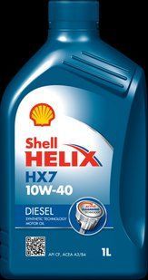 Масло моторн. SHELL Helix Diesel HX7 SAE 10W-40 (Каністра 1л) (5500466446) 4107464 4107464 фото