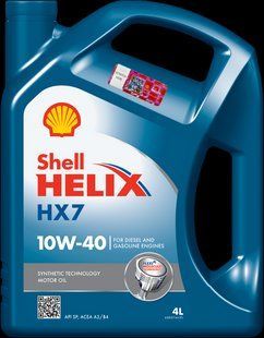 Масло моторн. SHELL Helix HX7 SAE 10W-40 (Каністра 4 л) (550053737) 4107456 4107456 фото
