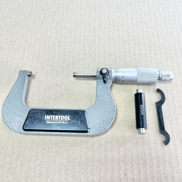 Мікрометр 50-75 мм INTERTOOL MT-3043 MT-3043 фото