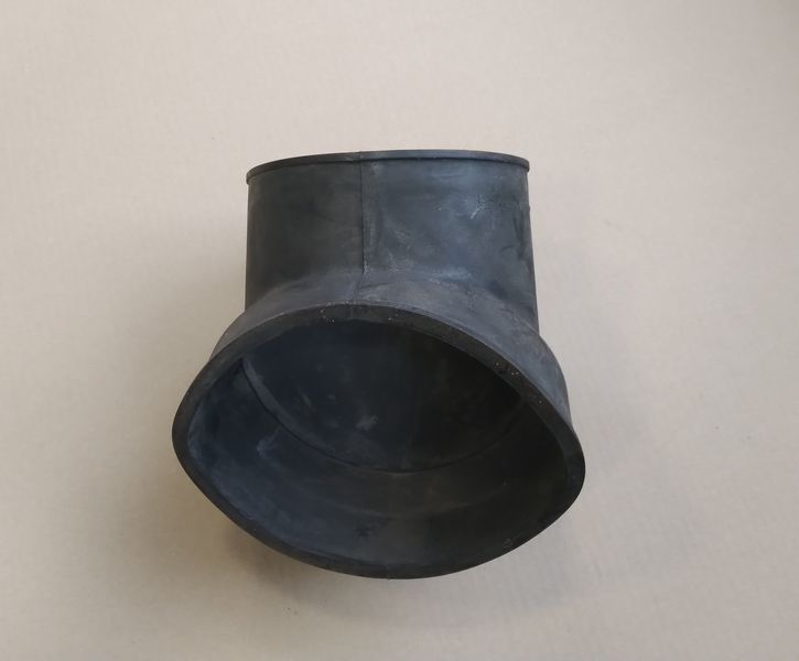 Угольник воздухозаборника КрАЗ (патрубок косой 60&deg; D=125/150мм) 65055-1109474 65055-1109474 фото