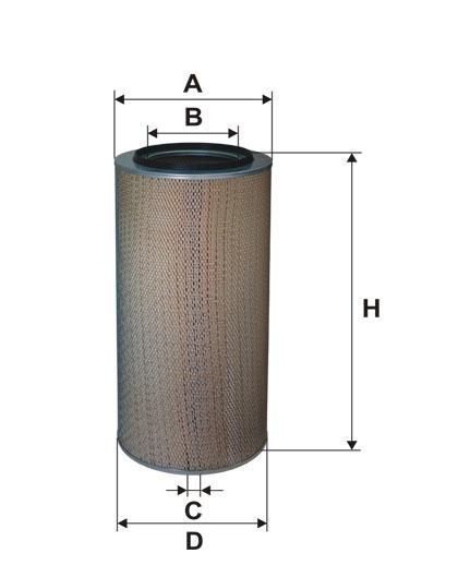 Элемент фильтра воздушного КрАЗ МАЗ (8421.1109010) WIX FILTERS 93380E 93380E фото